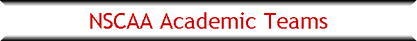 NSCAA Academic Teams